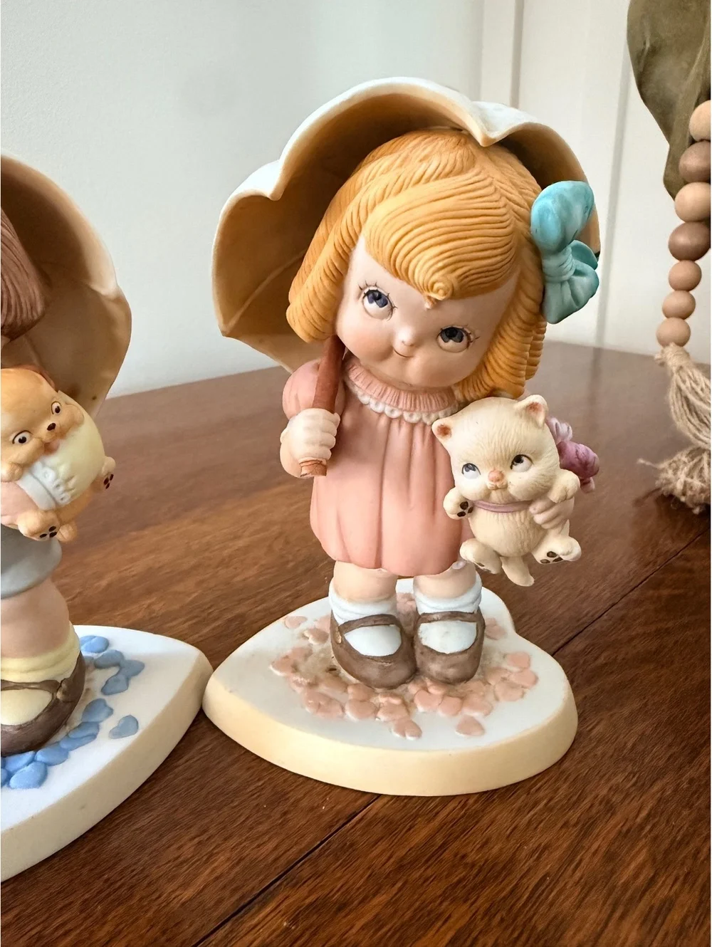 Dolly Dingle Series Porcelain Figurines Pair 1987